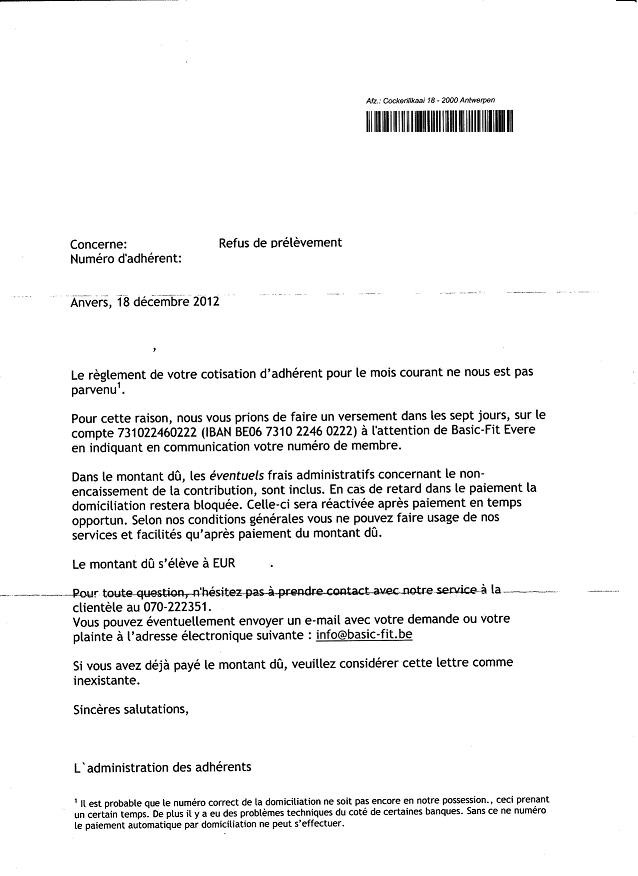 resilier un abonnement