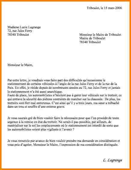 sorte de lettre