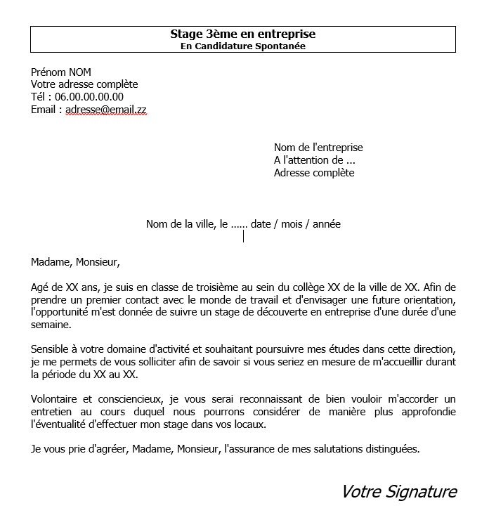 stage en assurance lettre de motivation