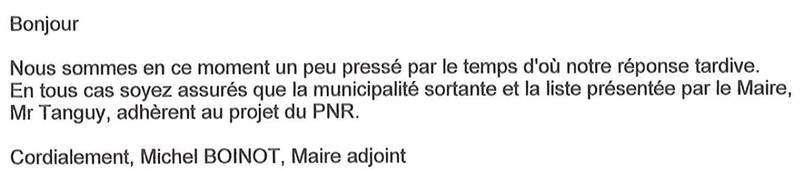 suite a notre conversation telephonique de ce jour