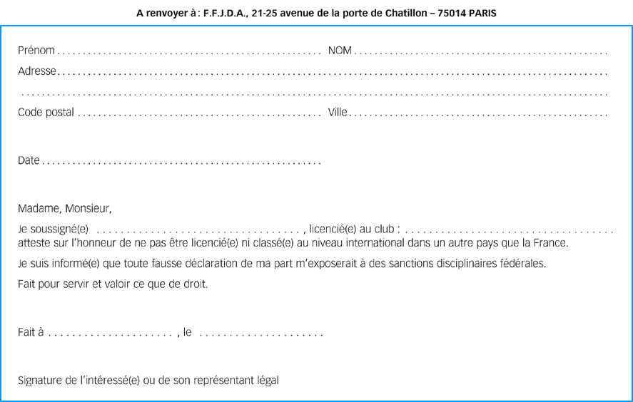 sur l'honneur attestation