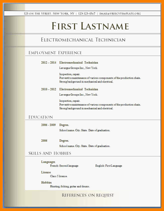 telecharger modeles de cv gratuit