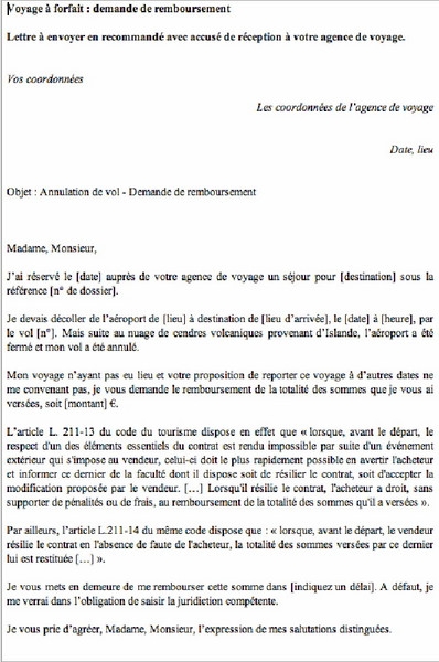 types de lettre
