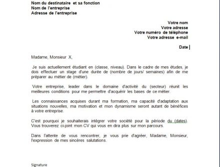 types lettres gratuites