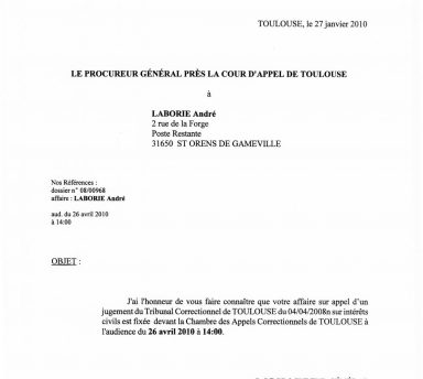 une attestation de domicile