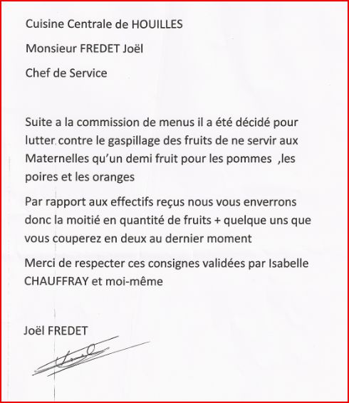 une lettre d'excuse pour absence